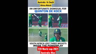 Australia Vs South Africa Cricket match Highlights T20 World cup 2021, Australia Won By 5 wickets