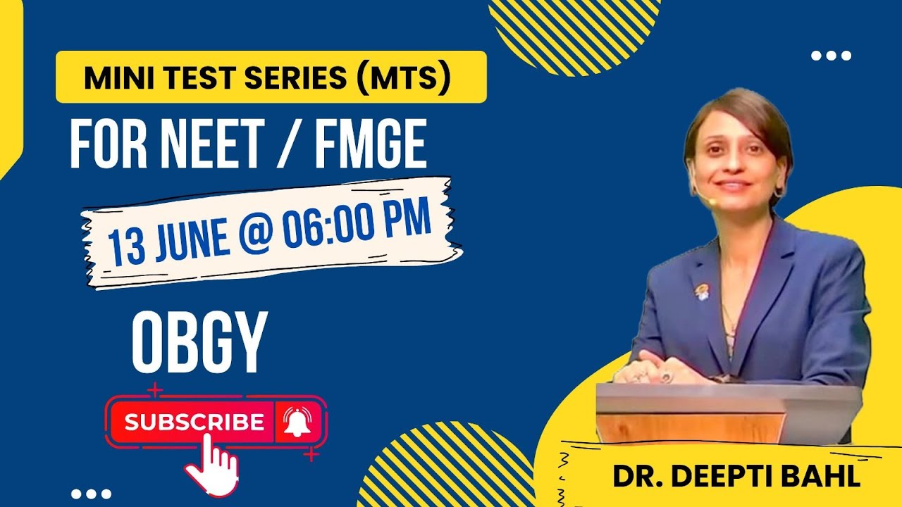 OBGY Mini Test Series by Dr. Deepti Bahl
