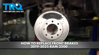 How to replace Front Brakes 2019-2025 Ram 2500