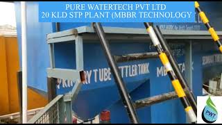 20 Kld Sewage Treatment Plant Stp In Mbbr Technology Pure Watertech Pvt Ltd