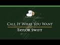 Taylor Swift - Call It What You Want - LOWER Key (Piano Karaoke / Sing Along)