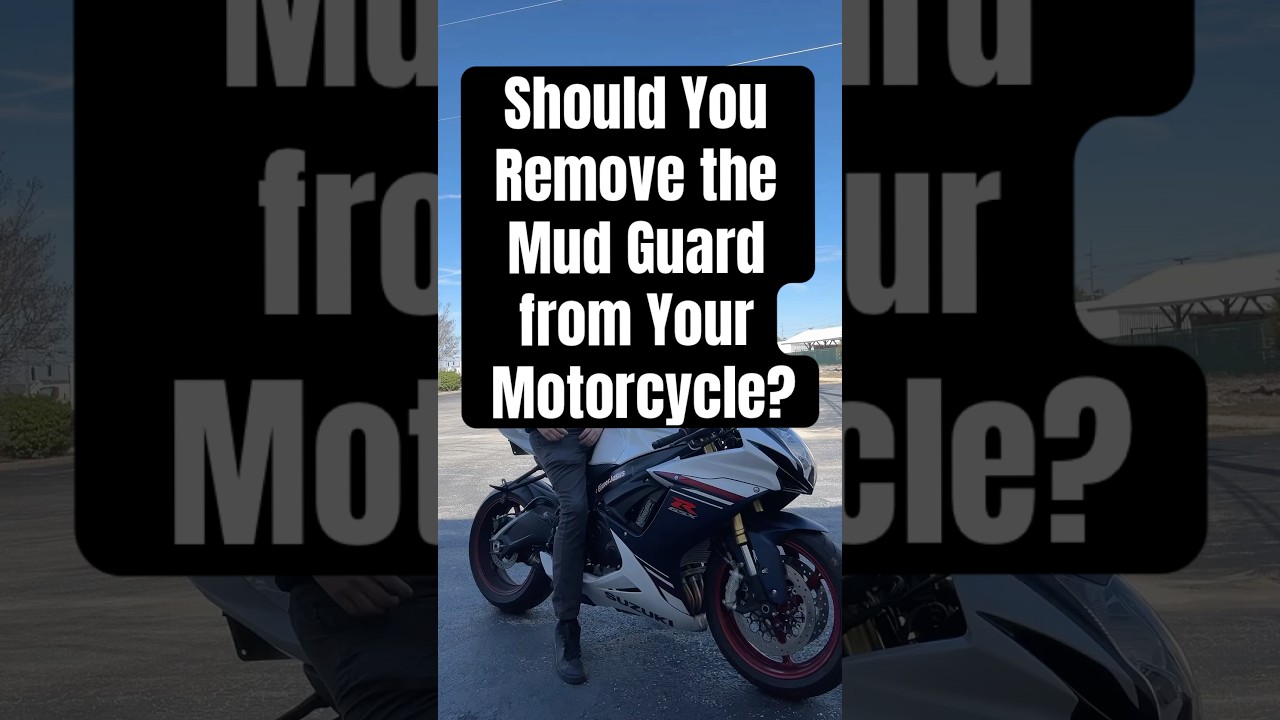 Should You Remove the Mud Guard from Your Motorcycle?