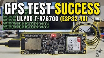 GPS gebruiken op de LILYGO T-A7670G (ESP32 4G-module) | GPS-testhandleiding