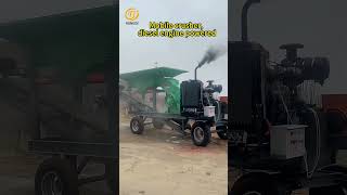Mobile crusher diesel engine power#Jaw Crusher #Mobile Jaw Crusher #Crusher #Box Crusher