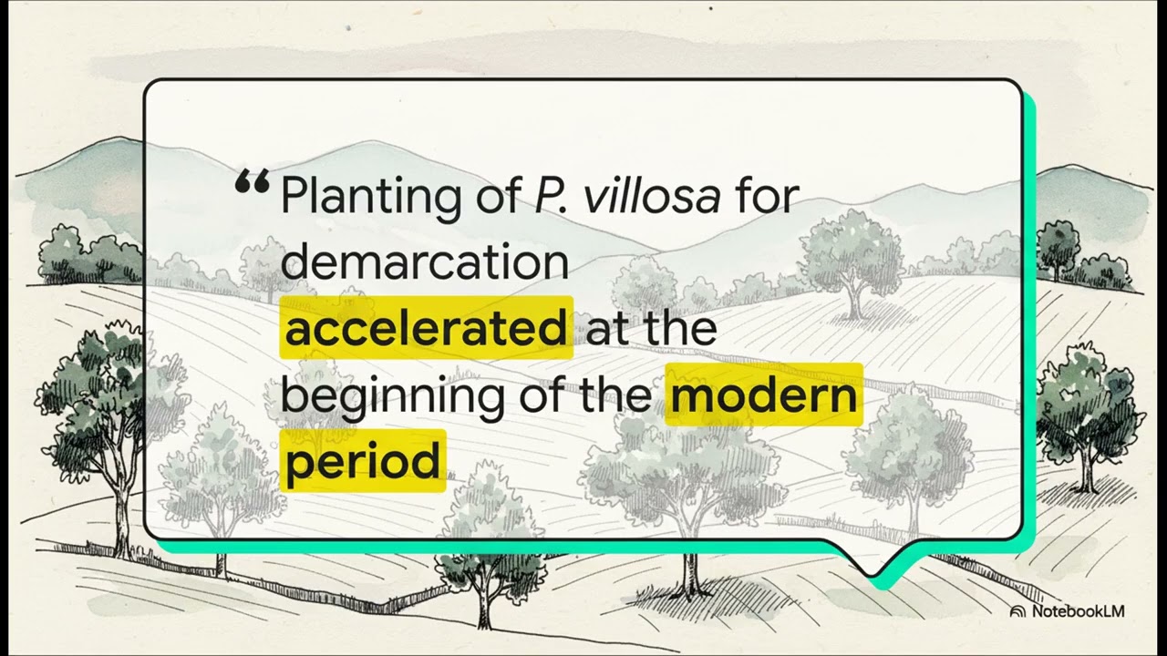 The History of Boundary Trees in a Japanese Agricultural Landscape