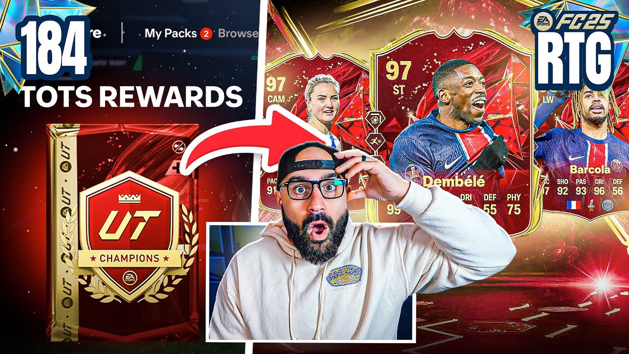 OMG MY LIGUE 1 TOTS FUT CHAMPS REWARDS! FC 25 ULTIMATE TEAM RTG - YouTube