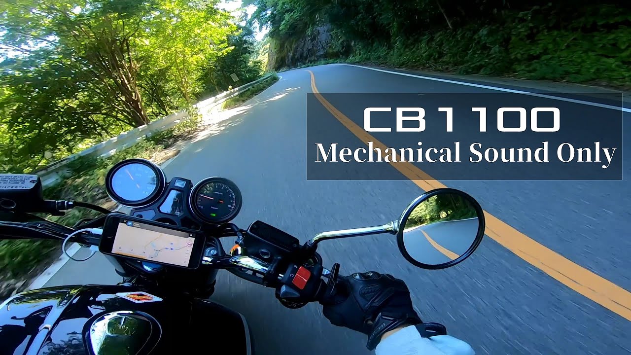 【CB1100】純正マフラー走行動画【ASMR】