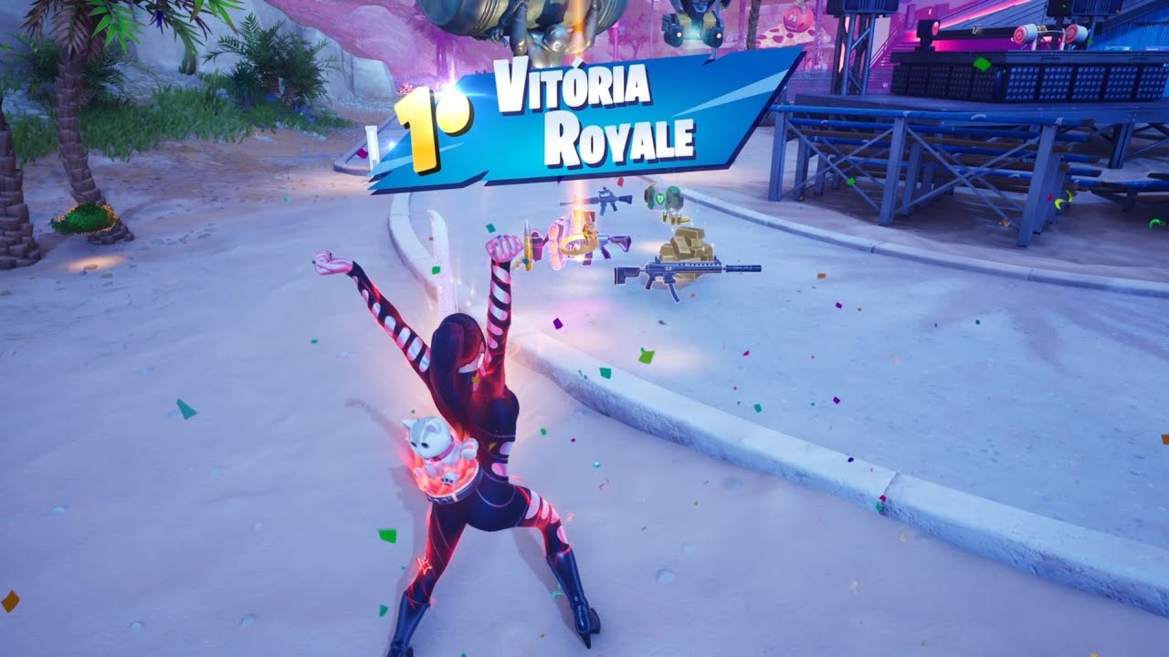 Fortnite solo win gameplay PS5