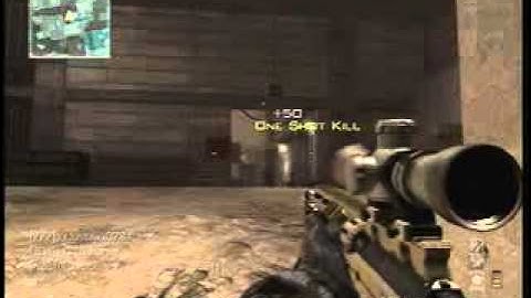 MW3 15 Man KillStreak QuickScoping!