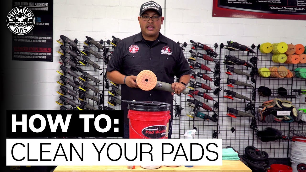 How To Clean And Maintain Foam Polishing Pads - Chemical Guys Car Care 