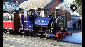 No1 "Tal-y-llyn" departs from Tywyn Wharf on the T.R. 29/10/25 #steam #narrowgauge #preserved