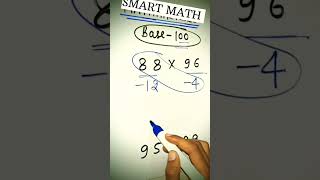2-digit Amazing multiplication tricks #2digit #shorts #multiplication