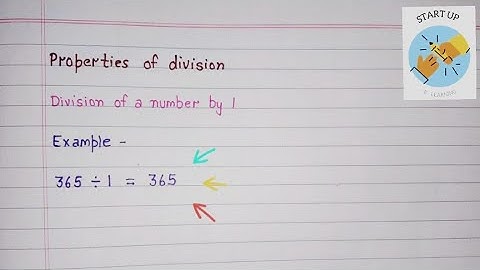 Properties Of Division