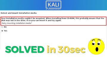 How to fix Detect and mount installation media. | Linux - Error | The Malware Hawk