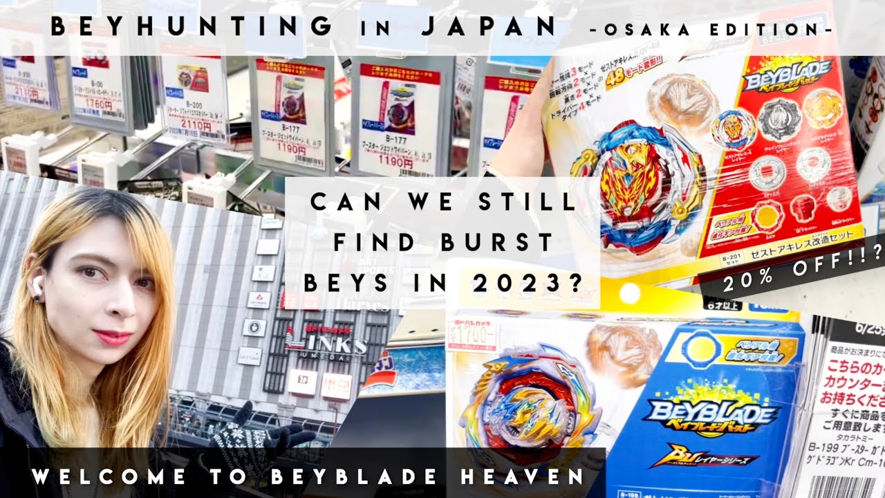 BEYHUNTING: Finding Burst beys in Japan - Osaka edition | Welcome to Beyblade Heaven