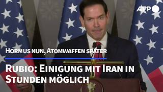 Iran-Krieg: Einigung "in den kommenden Stunden"?  | AFP