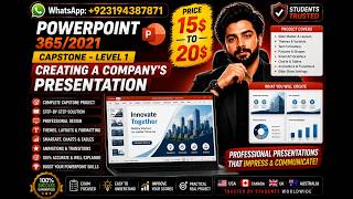 PowerPoint 3652021 Capstone - Level 1 Creating a Company’s Presentation