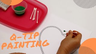 Montessori Presentation : Q-Tip Painting