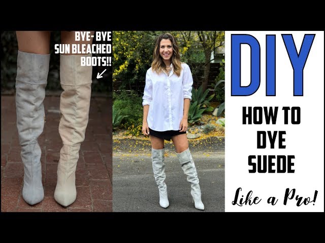 How to Dye Leather and Suede
