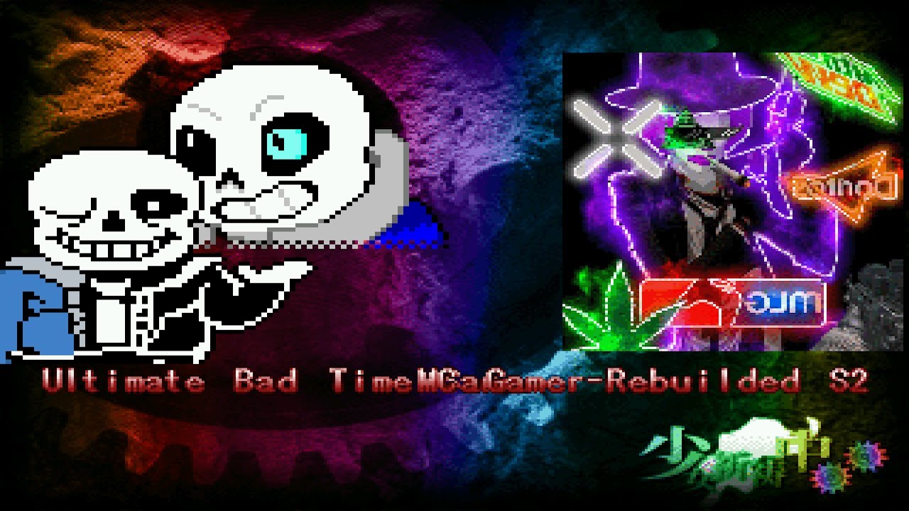 [MUGEN] Team Ultimate Bad Time Sans VS MC Gamer-Rebuilded S2 - YouTube