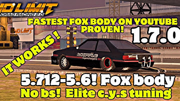 No limit 2 - 5.6 Fox body mustang tune! (1.7.0) read description!
