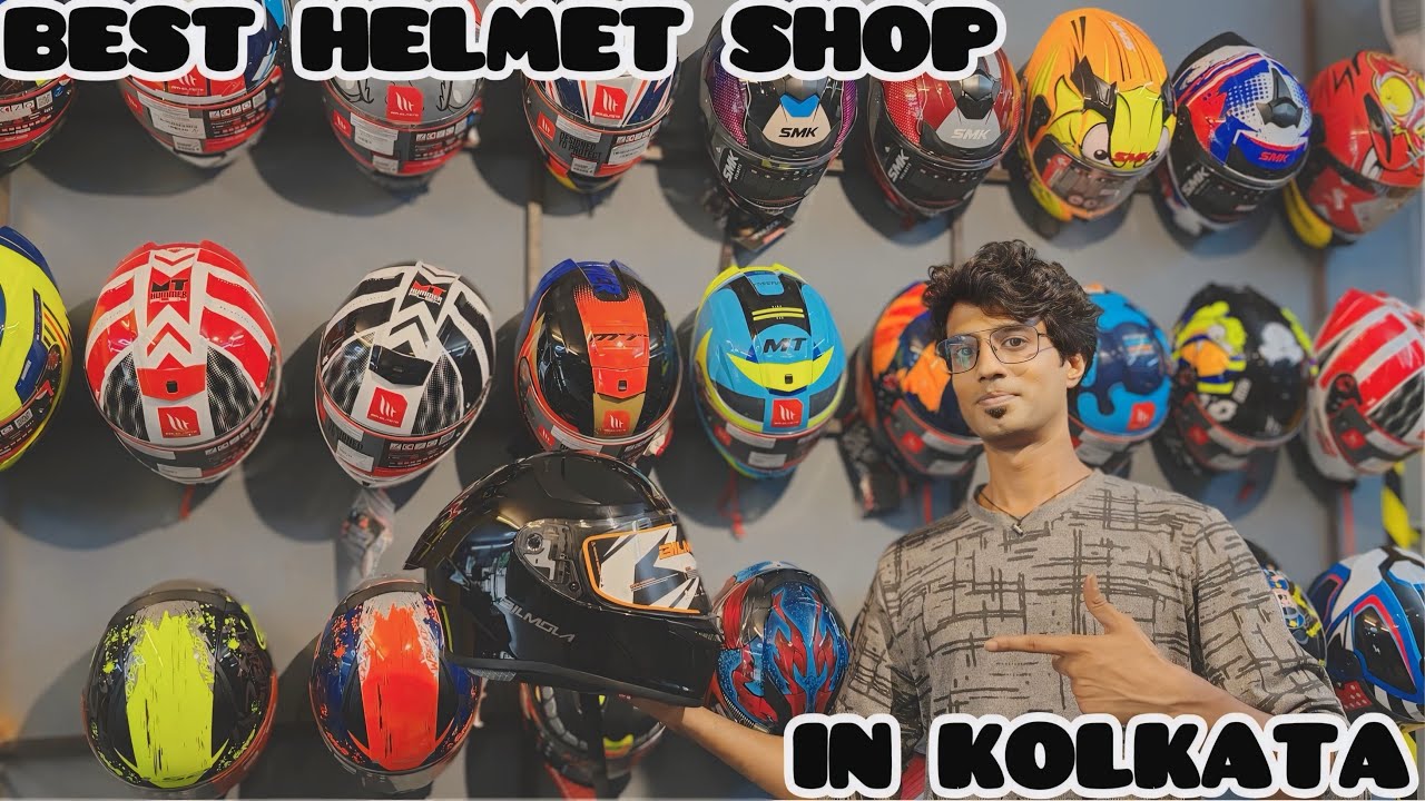 2025 CHEAPEST PREMIUM HELMET SHOP IN KOLKATA | RIDERS DEN | CHEAPEST RIDING GEAR & HELMET PRICE |SMK