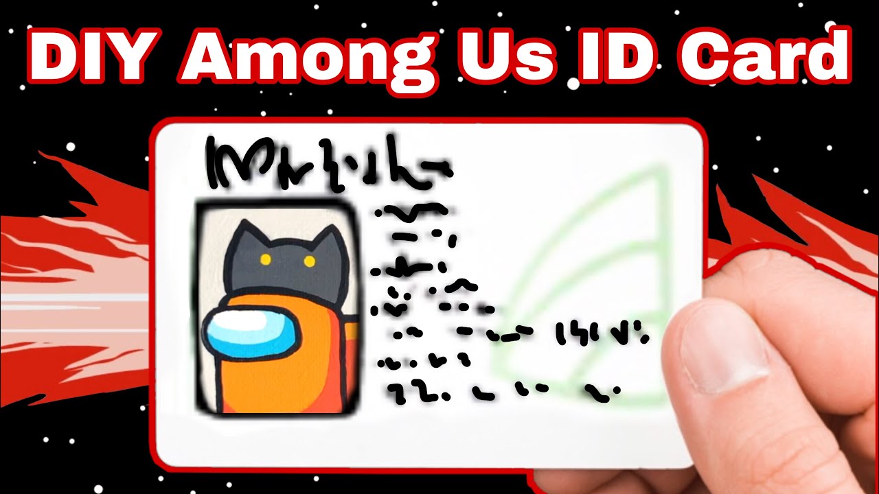Here's my ID card to prove I'm not sus. :D : r/AmongUs