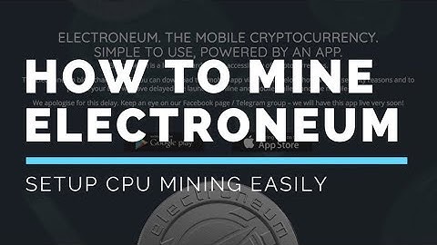 How To Mine Electroneum With cpu Nvidia Graphics Cards crypto technical