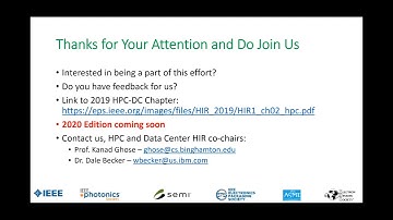 Working Group Meeting 1: 2021 IEEE Heterogeneous Integration Roadmap