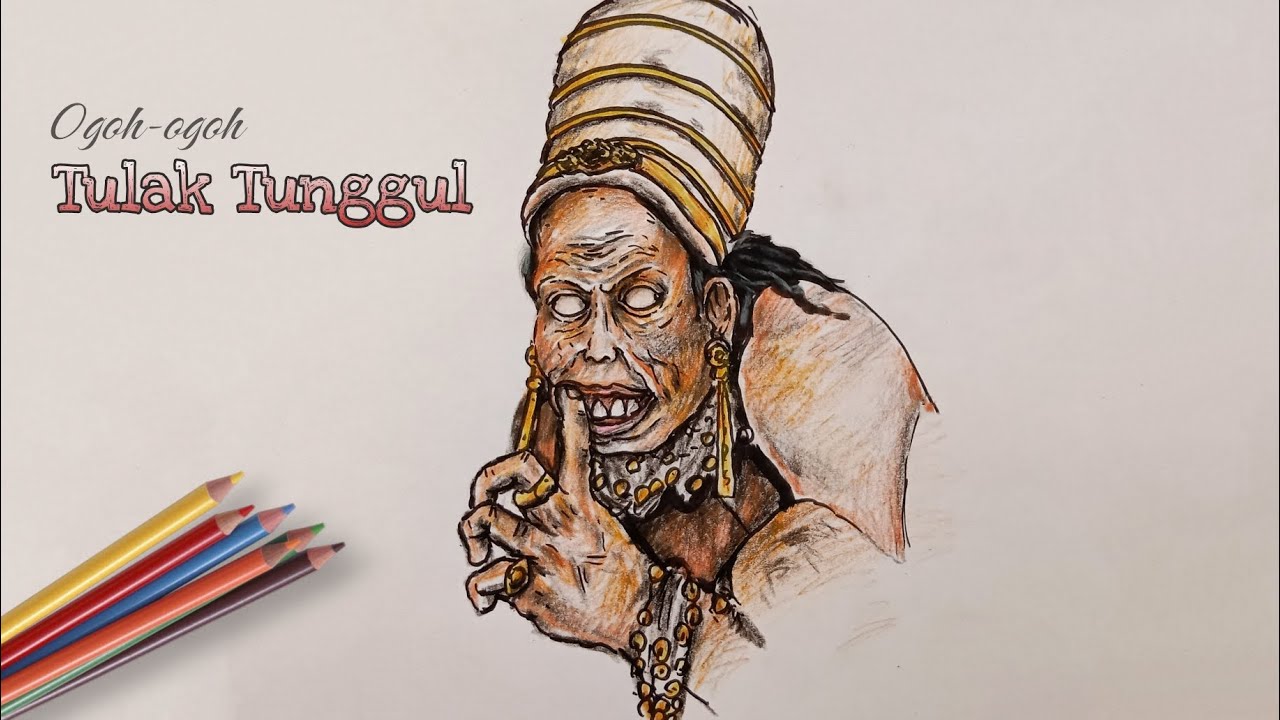 Cara Menggambar Ogoh-ogoh Br. Kelodan Tampaksiring 