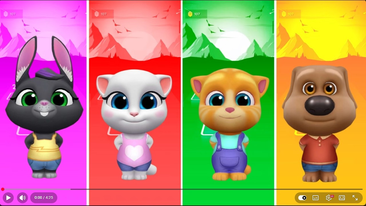 Talking Tom Tiles Hop 🎶 Coffin Dance Song Cover | Episode 18