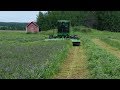 Mowing Alfalfa Hay..John Deere 4990