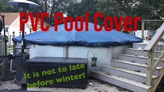 We made a dome pool cover for the winter to keep debris out of pool.
used 1.5” pvc fitting were 2 crosses 9 pieces x 10’ long ...