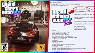 GTA 6: Trailer Details & Release Date Just Got LEAKED?!?! (Map Size, Characters, Vehicles, More..)