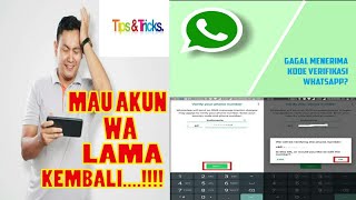 Download Jarang Diketahui..!! Cara Mengembalikan Akun Wa Lama Yg Terkendala Verifikasi, K Video MP3 Jarang Diketahui..!! Cara Mengembalikan Akun Wa Lama Yg Terkendala Verifikasi, K
