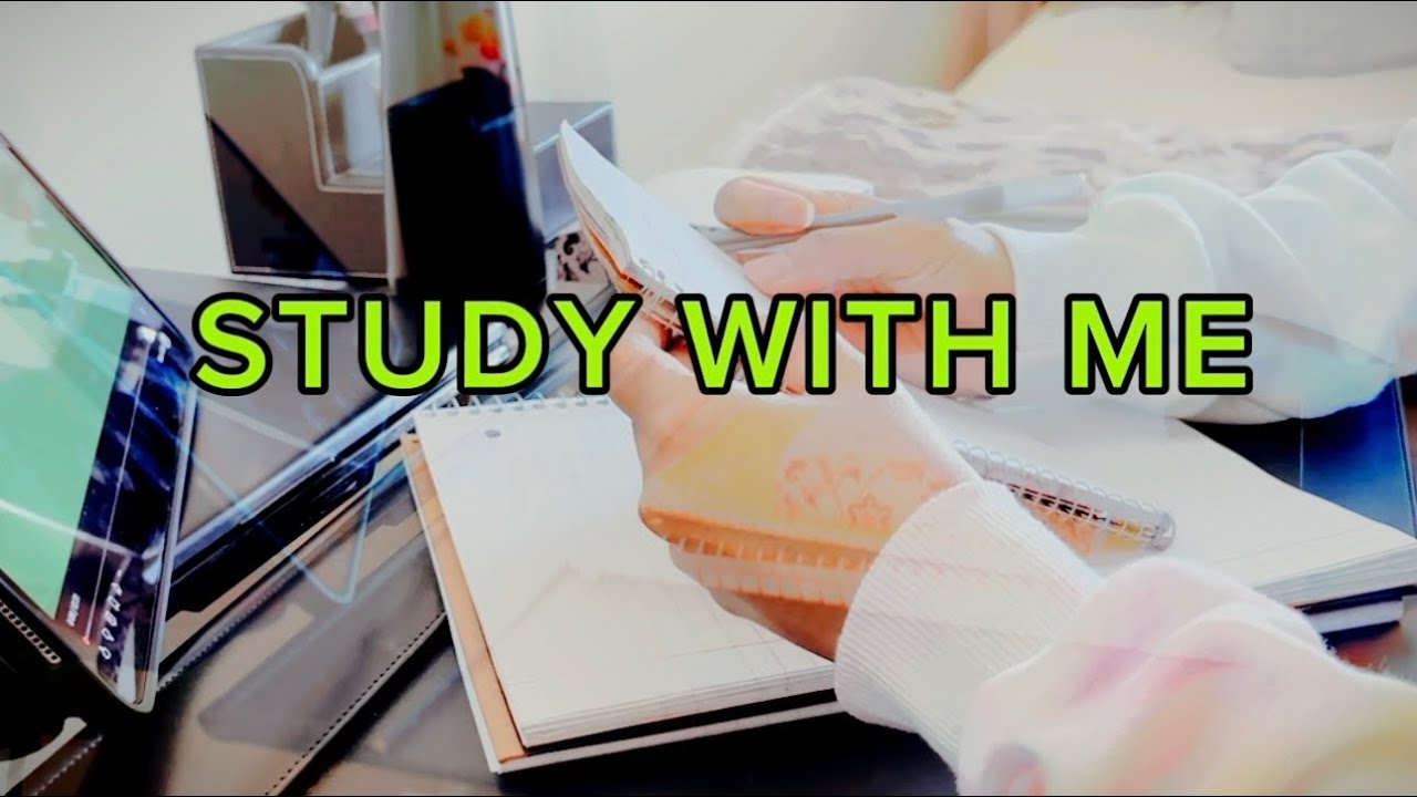 1 hour/ Study With Me / ASMR/ Cho Cho