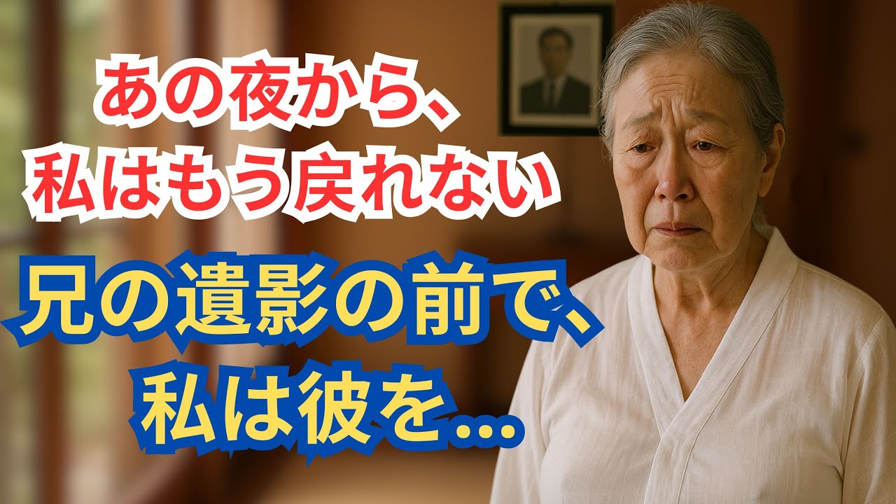 「喪服のまま抱かれた夜、私は“妻”をやめた」夫の弟と交わした一夜が、私を生き返らせた。