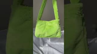 Easy DIY sew and make your own fluffy faux fur bag ♥