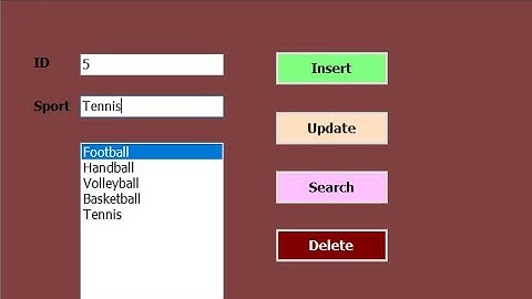 VB.net: How to insert, update, delete and search data in listbox using sql server database