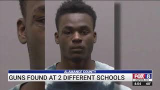 Guns found at two different Alamance County schools