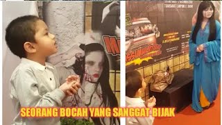 VIRAL,,!!  seorang anak membaca Ayat Surat Yasin, di depan hantu,