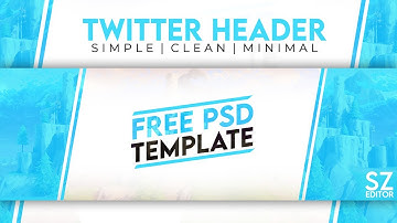 Simplistic Twitter Header Free PSD [2020] | Fortnite Banner Template Free PSD