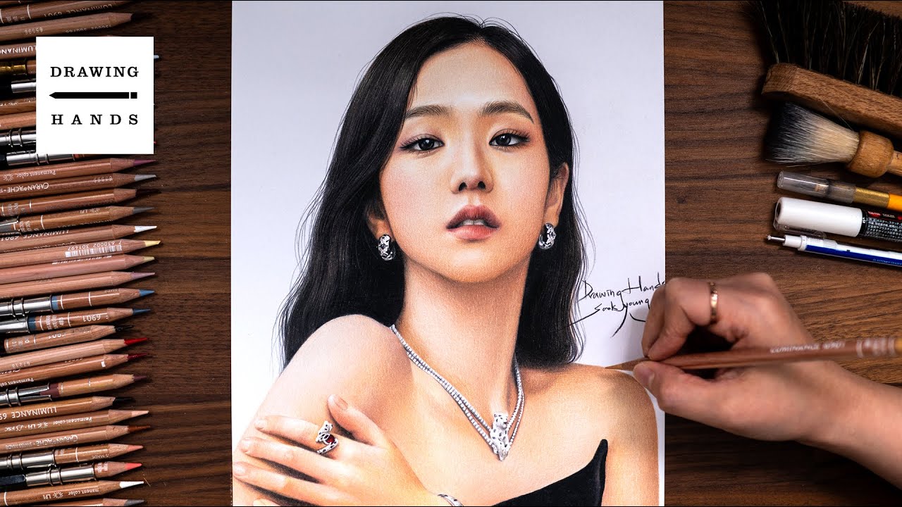 Drawing BlackPink Jisoo [Drawing Hands] YouTube