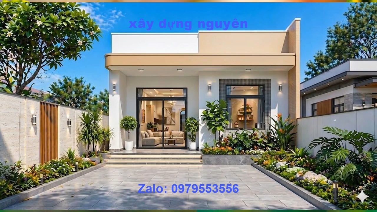 Mẫu Nhà Cấp 4 Diện Tích 5X22M Thiết Kế 3 Phòng Ngủ #nhacap4