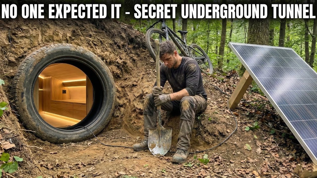 No One Expected It   Secret Underground Tunnel House Luxury Solo Construction