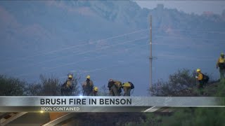 Hwy 90 back open after brush fire shut down north bound lanes in Benson