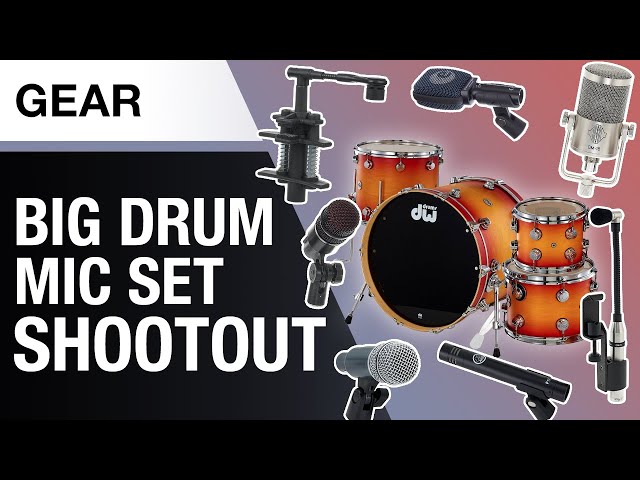 Huge Drum Mic Set Shootout, Drum Recording