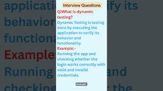 What Is Dynamic Testing ❓#shortvideo #short #qa #softwaretesting