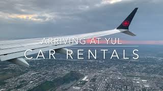 Montreal Airport (YUL) Car Rental Directions - National, Alamo, Enterprise, Hertz, Avis and Budget.