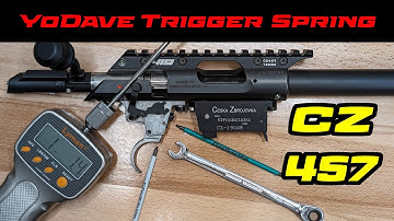 CZ 457 YoDave Trigger Spring and Trigger Adjustments